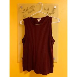Ribbed Sleeveless Tank Top!